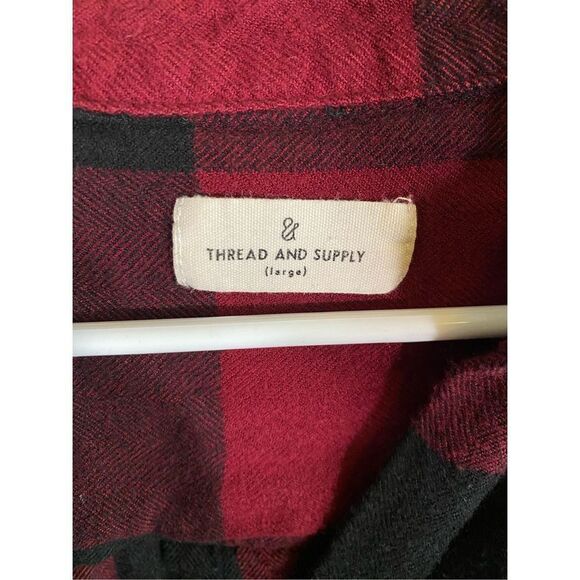 Thread & Supply Women’s Plaid Button Up - Picture 3 of 6